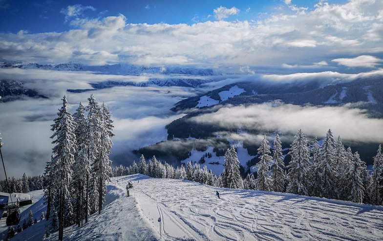 Saalbach with 60cm of fresh snow in last 72 hrs, Saalbach Hinterglemm