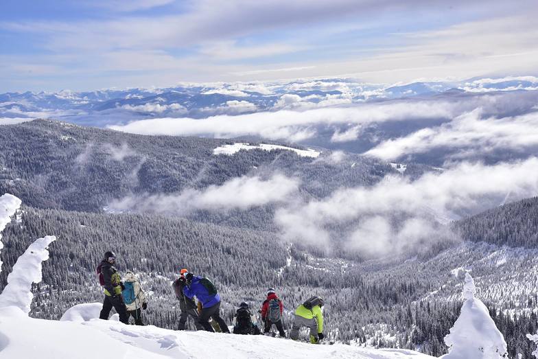 Group on ridge, Big Red Cats