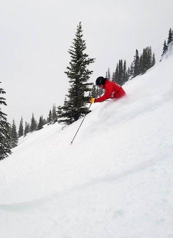 16cm of fresh snow...., Marmot Basin