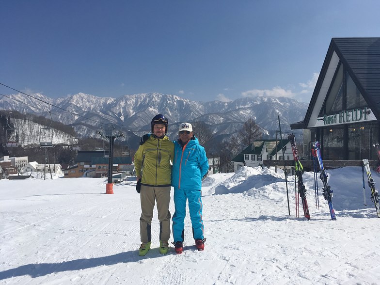 With my ski master, Hakuba Norikura