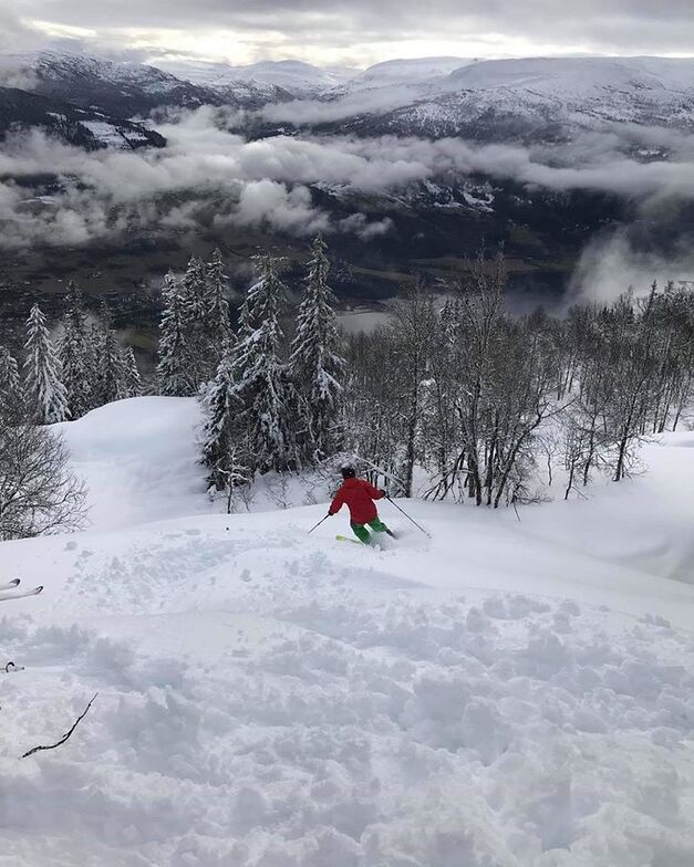 biggest snowfalls in Europe in the past week, Voss