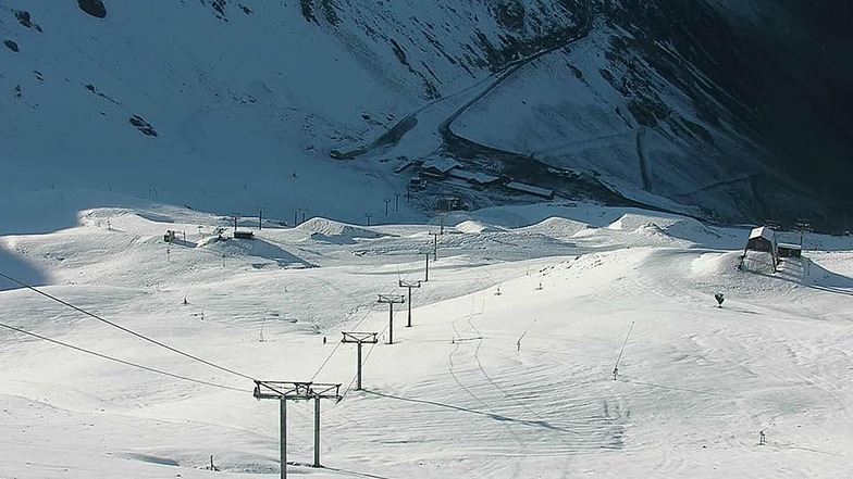 summer snowfall, Mt Hutt