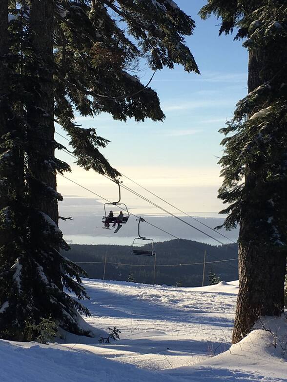 Early chair at Cypress, Cypress Mountain