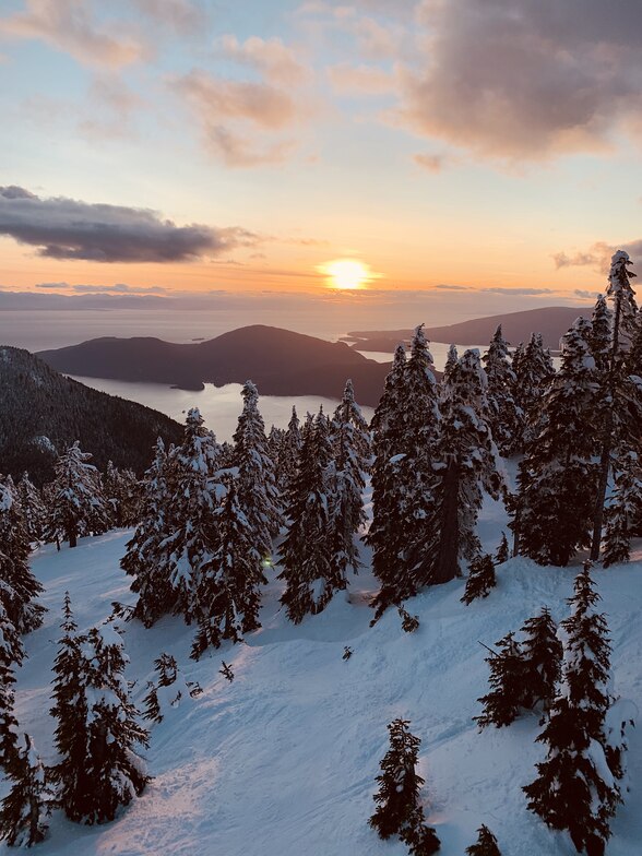 Sunset, Cypress Mountain