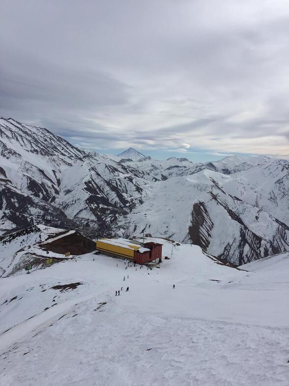 Damavand View from the Top of Darbandsar