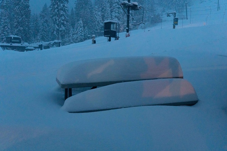 good snowfall, Homewood Mountain Resort