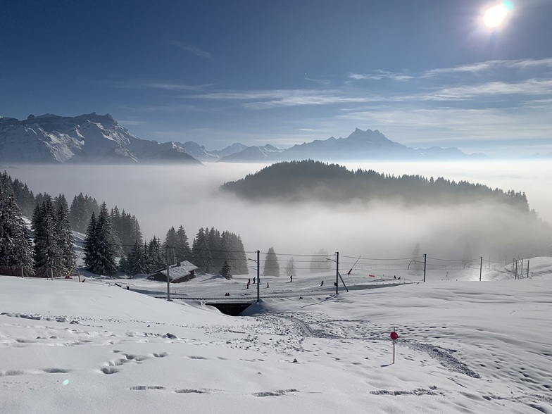 Above the clouds, Villars