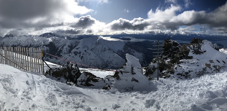 Vista desde el filo, Cerro Catedral