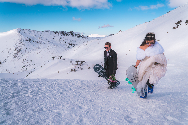 Top of the Shadow chairlift view, Remarkables