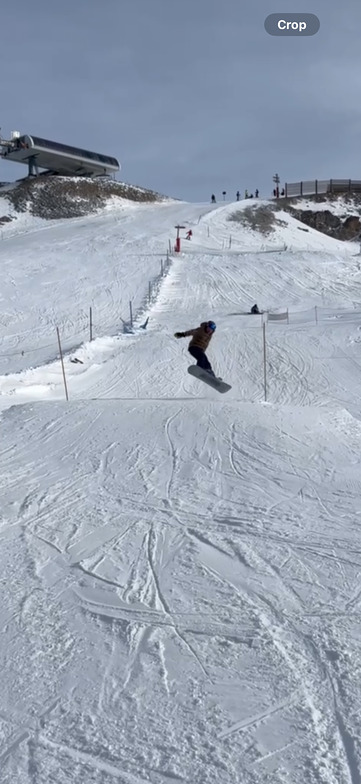 Second jump, Les Deux Alpes