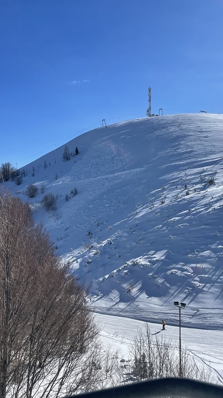 One of the ungroomed pistes, Mavrovo-Zare Lazarevski