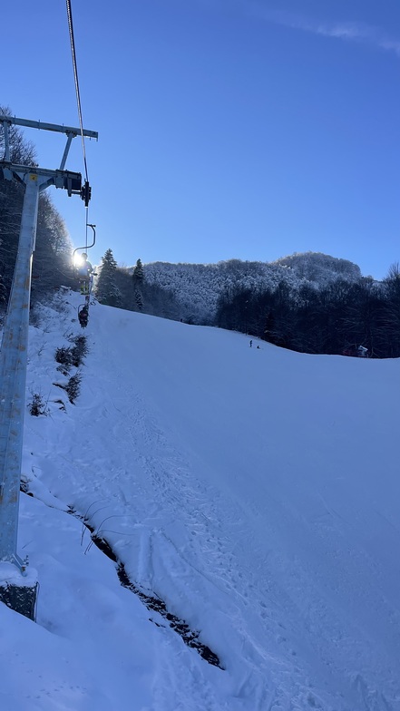 Korja - the single seater piste, Mavrovo-Zare Lazarevski