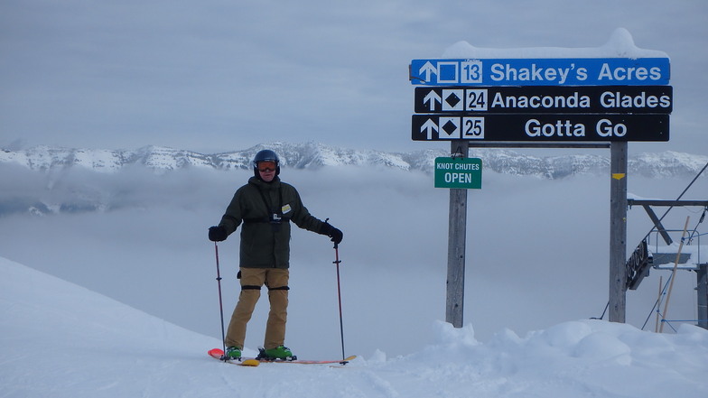 On top of Timber Bowl, Fernie