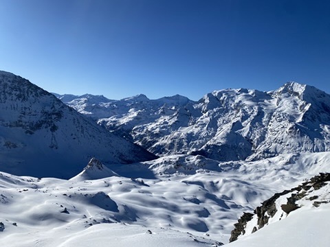 On the top of the mountain, Sainte Foy