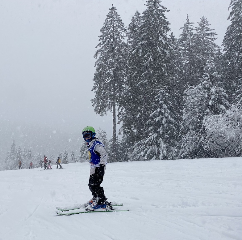 On the piste, Andalo