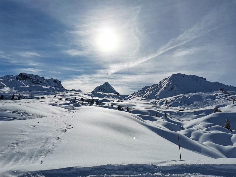 La Plagne - perfect ski day