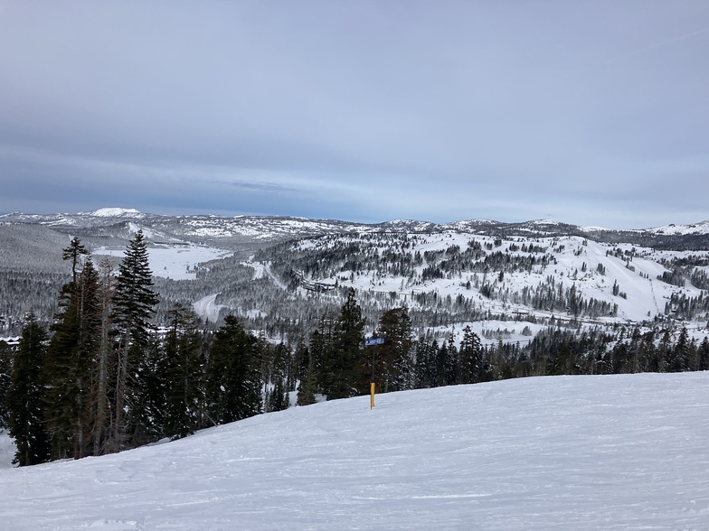 Above the main lodge, Sugar Bowl