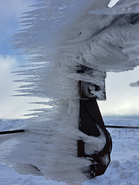 Rather cold and windy, Weardale Ski Club