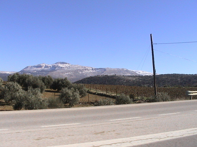 Snow near Ronda, 30mins from Marbella, Costa del Sol, Sierra Nevada