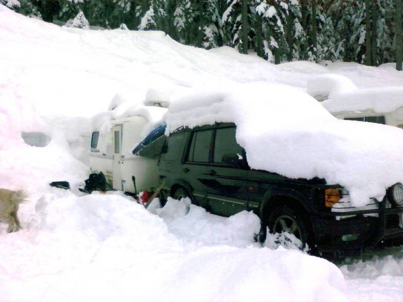 Just a Normal Day in the Parking Lot, Stevens Pass