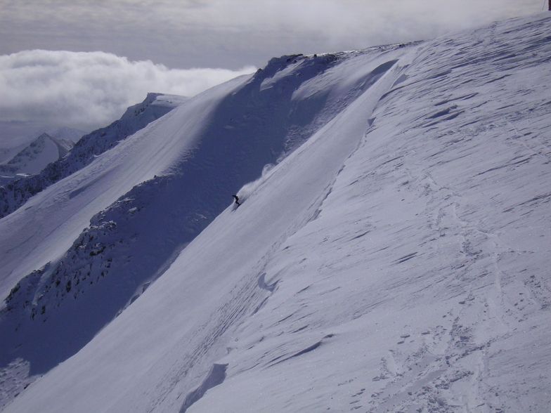 Epic offpiste day at Nevis Range Scotland 15 March 2008