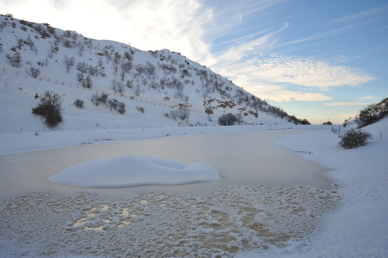 lake on mount hermon