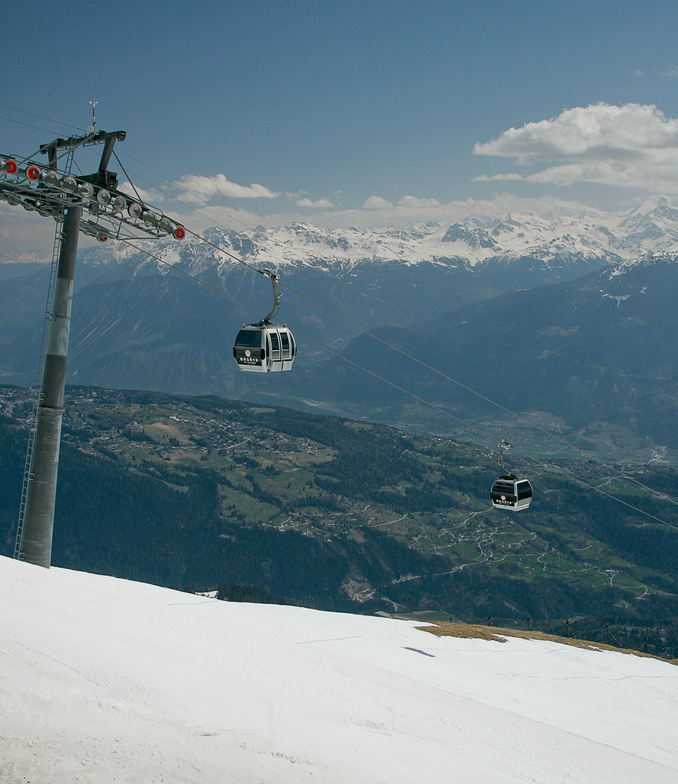 Anzere, End of the ski season, Anzère