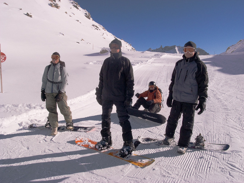 Snow-Forecast.com team in Arolla