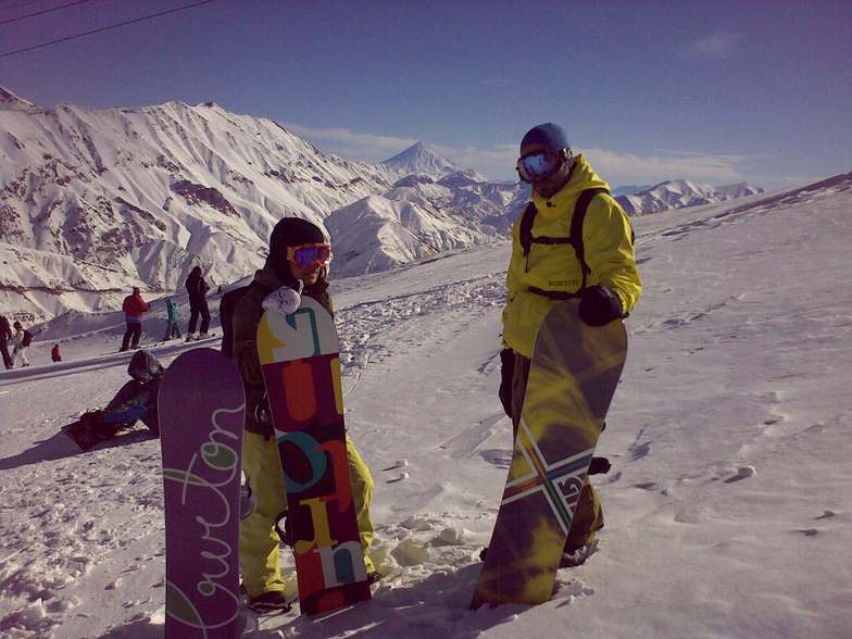 Mount Damavand peak, Dizin