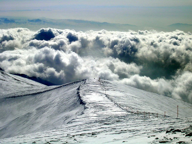 last steps to the peak, Tochal