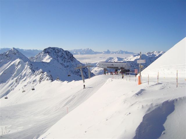 The view from the Weissflujoch, Davos