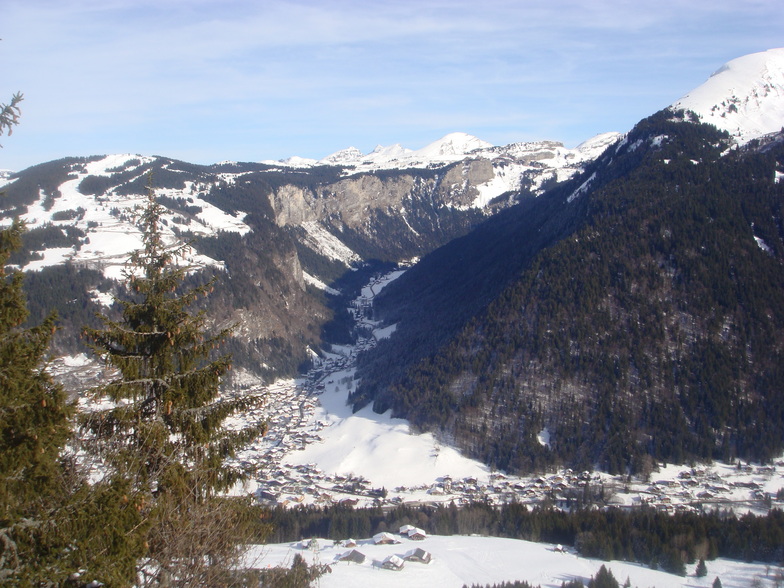 view from le viking hotel, Morzine