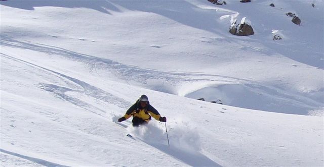 Tony in more Sentishorn powder, Davos