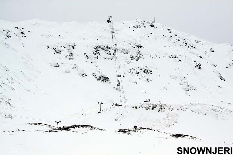 Piribreg summit lift on 2524 m alt, Brezovica