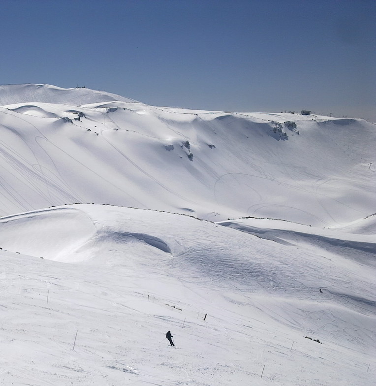 Alone and loving it, Mzaar Ski Resort