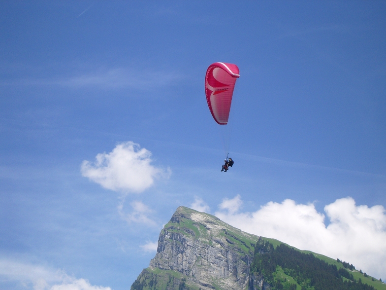 Robert tandem Parapenting over the Criou, Samoens