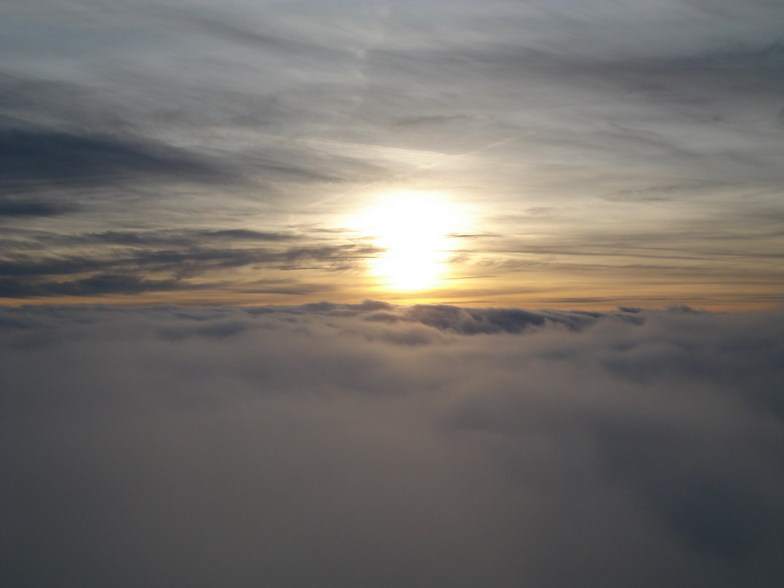 Sunset on the Chopok peak in Low Tatras - Slovakia, Jasná - Chopok