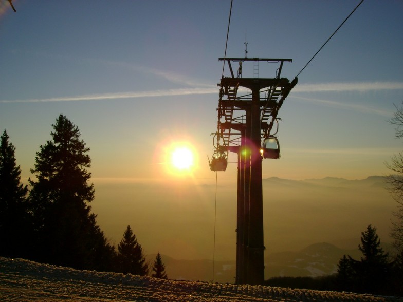 A sunset at Krvavec-Slovenia