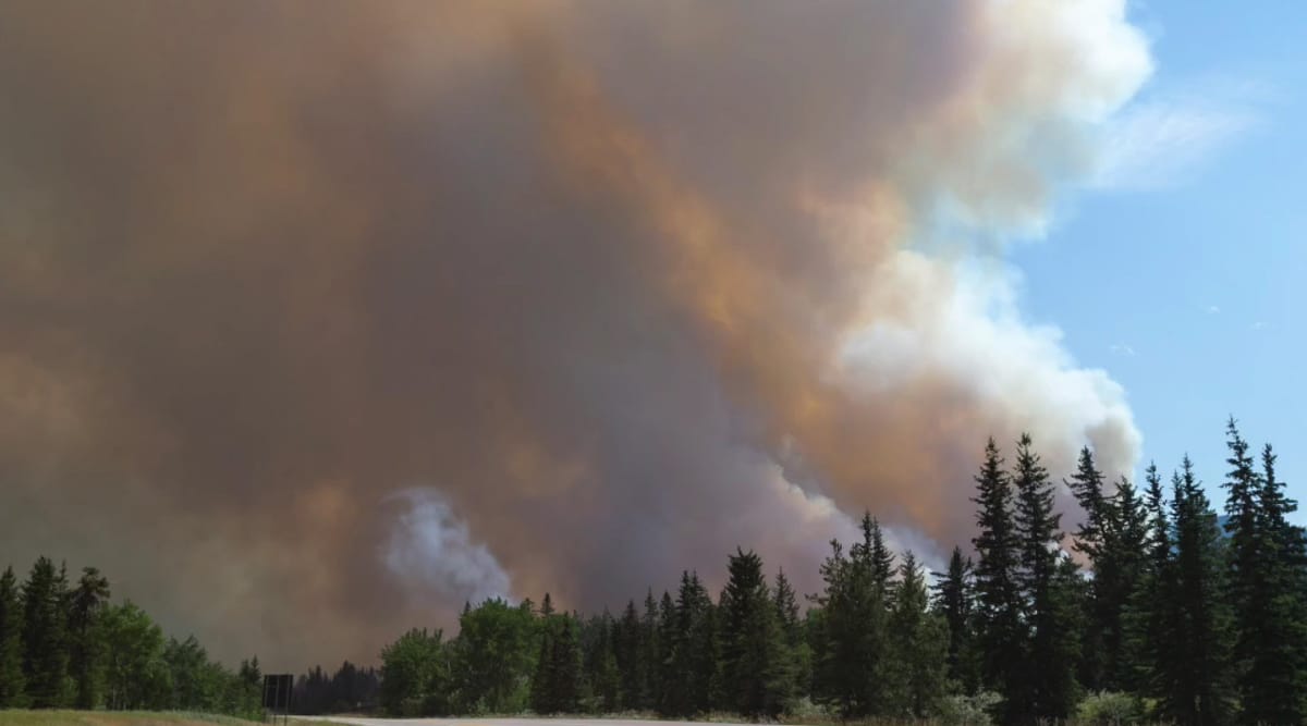 Historic Ski Town Jasper Severely Damaged By Forest Fire