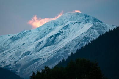 First Snow On Colorado Rockies