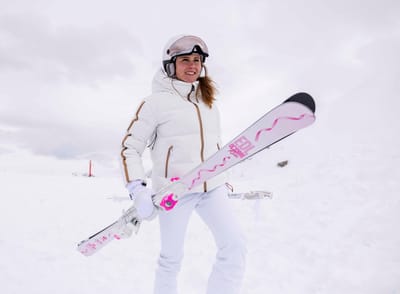 Pink Skis Raise Awareness For Breast Cancer Research