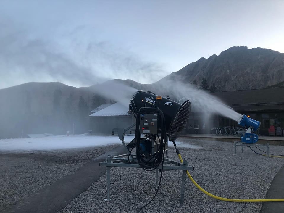 Snowmaking Gets Underway in The USA