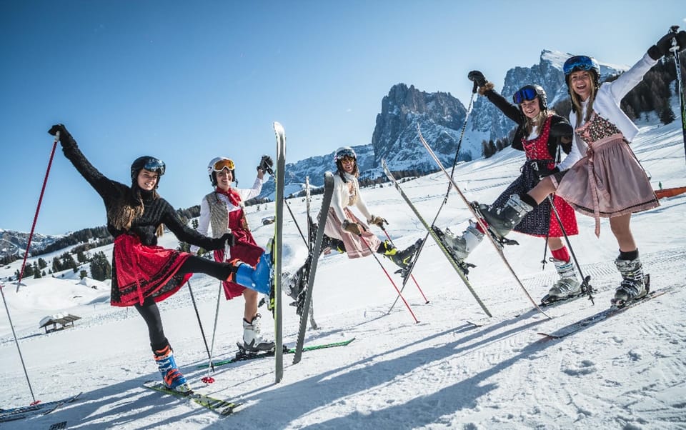 Dolomites Dirndl Ski Day